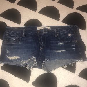 Abercrombie & Fitch denim short shorts
